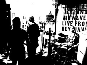 Pétur Ben at an off-venue gig at Kex Hostel