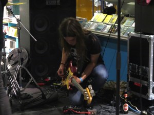 Oyama rockin the walls of Harpa