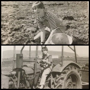 Björk gardening while writing and recording music